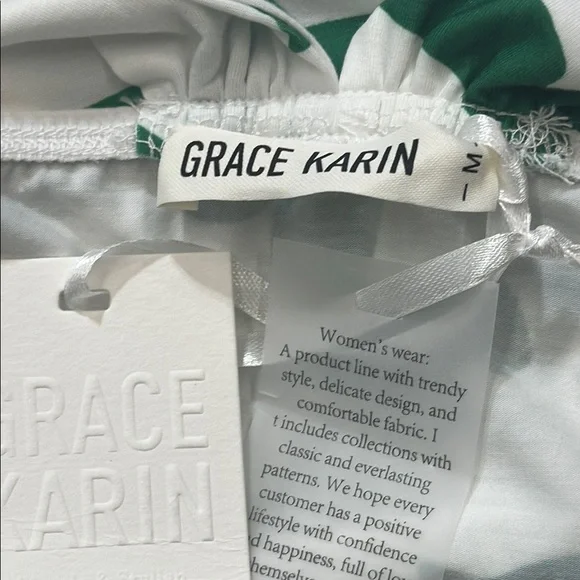 Grace Karin Women’s Criss Cross Halterneck Sleeveless Summer Floral Dress/Medium - Picture 11 of 11